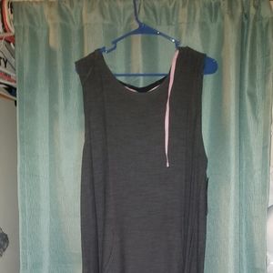 Grey Sleevless dress XL